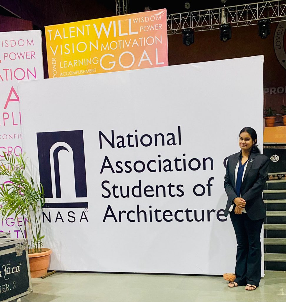 Congratulations to Miss Evanthika Pereira ,student at Goa College of Architecture for being elected as the ZONAL PRESIDENT OF ZONE 5, NASA INDIA